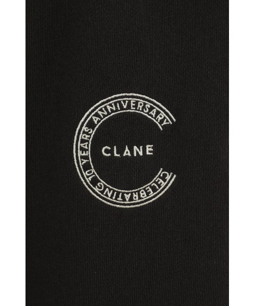CLANE（クラネ）の「10TH LOGO SWEAT PANTS（スウェットパンツ・レディース・ホワイト/アイボリー/チャコールグレー/ブラウン・0/2/1）」の18枚目の写真