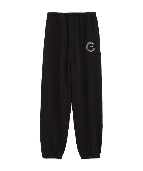 CLANE（クラネ）の「10TH LOGO SWEAT PANTS（スウェットパンツ・レディース・ホワイト/アイボリー/チャコールグレー/ブラウン・0/2/1）」の13枚目の写真