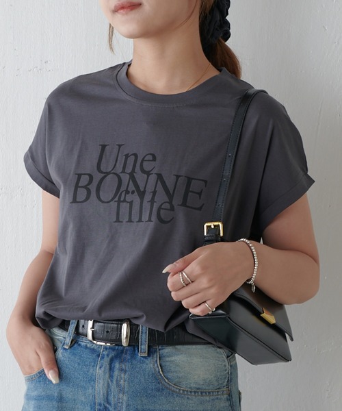 tシャツ シルケットコクーンロゴT レディース シルケットコクーンロゴT（Tシャツ/カットソー）｜Lui's（ルイス