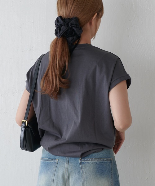 tシャツ シルケットコクーンロゴT レディース シルケットコクーンロゴT（Tシャツ/カットソー）｜Lui's（ルイス