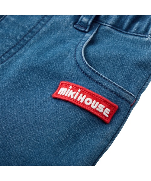 MIKI HOUSE（ミキハウス）の「【WEB限定】ストレッチニットデニムパンツ（その他パンツ・キッズ・インディゴブルー・80ｃｍ/90cm/100cm/110cm/120cm/130cm/140cm/150cm）」の5枚目の写真