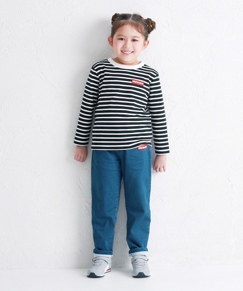MIKI HOUSE（ミキハウス）の「【WEB限定】ストレッチニットデニムパンツ（その他パンツ・キッズ・インディゴブルー・80ｃｍ/90cm/100cm/110cm/120cm/130cm/140cm/150cm）」の2枚目の写真