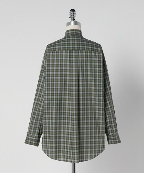 LOEFF（ロエフ）の「＜LOEFF＞チェック ボタンダウン シャツ（シャツ/ブラウス・レディース・オリーブ/パープル・0/1）」の14枚目の写真