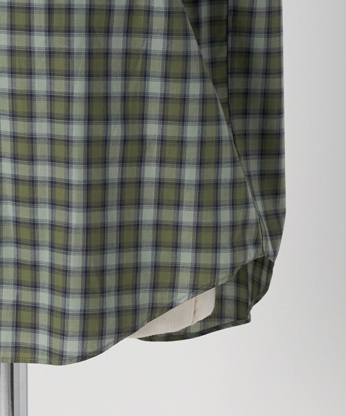 LOEFF（ロエフ）の「＜LOEFF＞チェック ボタンダウン シャツ（シャツ/ブラウス・レディース・オリーブ/パープル・0/1）」の17枚目の写真