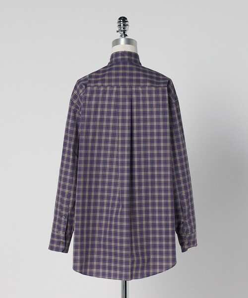 LOEFF（ロエフ）の「＜LOEFF＞チェック ボタンダウン シャツ（シャツ/ブラウス・レディース・オリーブ/パープル・0/1）」の20枚目の写真