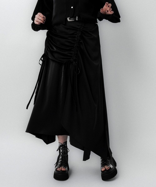 サテンドロストイレヘムスカート(HARE)（スカート）｜HARE（ハレ）の