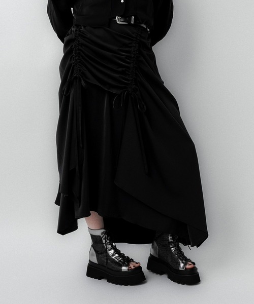 サテンドロストイレヘムスカート(HARE)（スカート）｜HARE（ハレ
