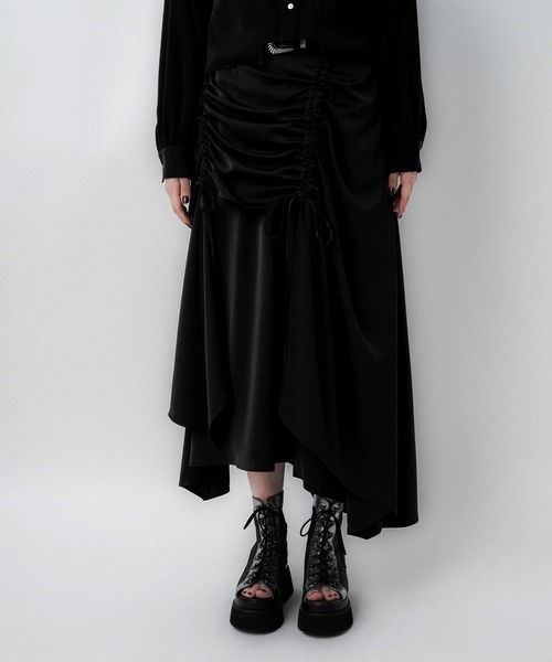 セール】サテンドロストイレヘムスカート(HARE)（スカート）｜HARE