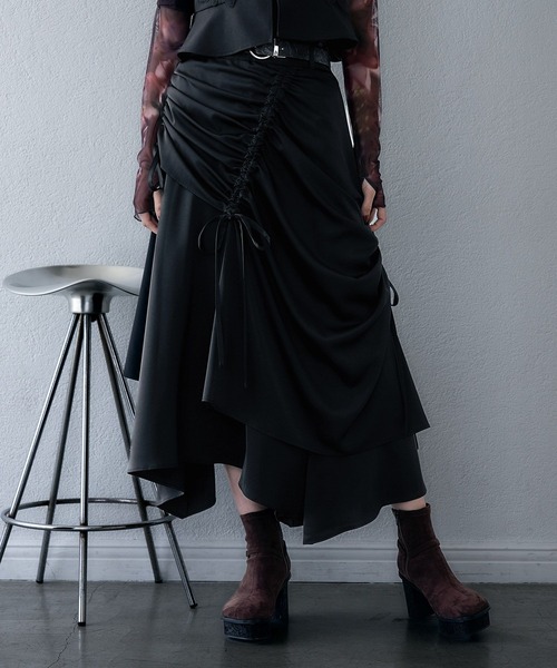 サテンドロストイレヘムスカート(HARE)（スカート）｜HARE（ハレ）の