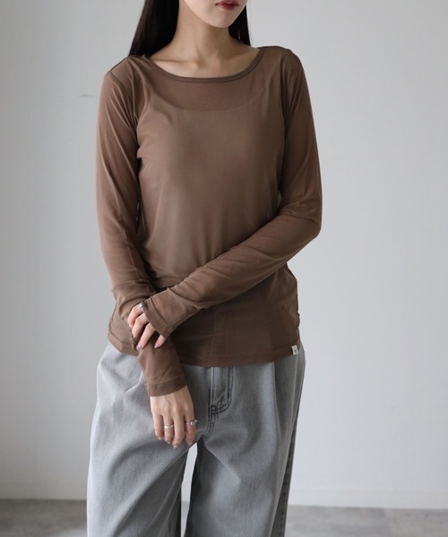 model：164cm. 着用サイズ：FREE