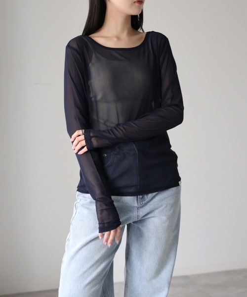 model：164cm. 着用サイズ：FREE