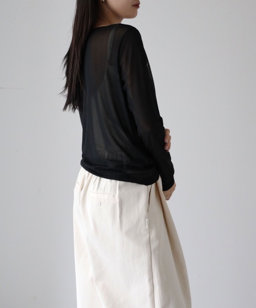 model：164cm. 着用サイズ：FREE
