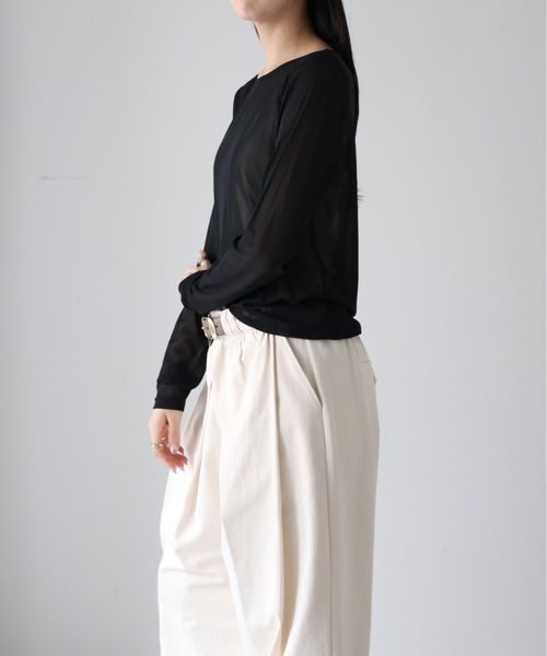 model：164cm. 着用サイズ：FREE