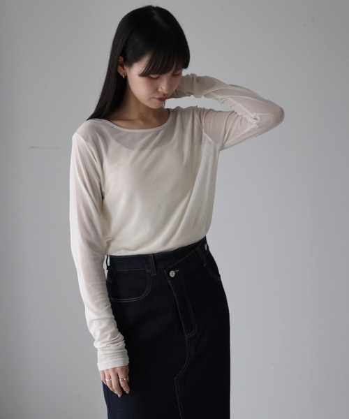 model：164cm. 着用サイズ：FREE