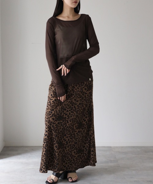 model：164cm. 着用サイズ：FREE