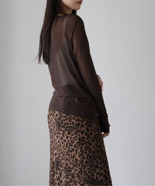 model：164cm. 着用サイズ：FREE