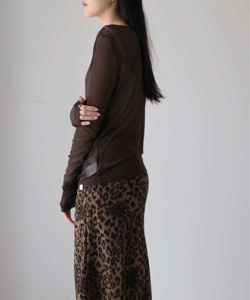 model：164cm. 着用サイズ：FREE