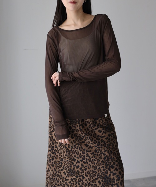 model：164cm. 着用サイズ：FREE