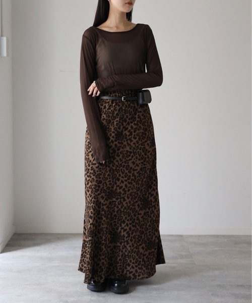 model：164cm. 着用サイズ：FREE