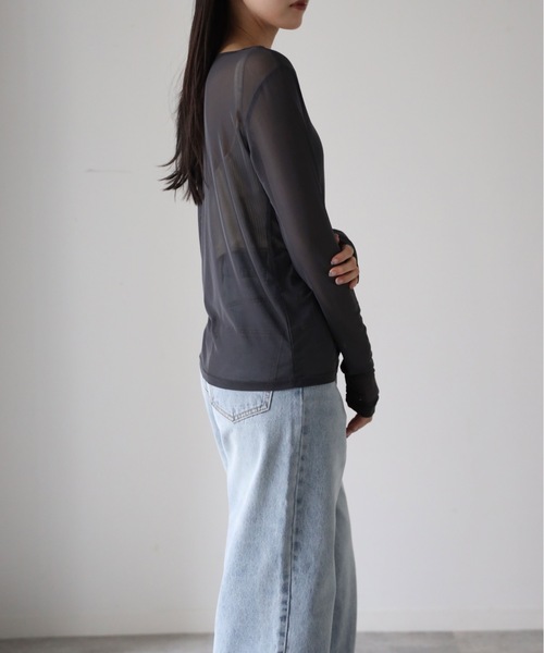 model：164cm. 着用サイズ：FREE