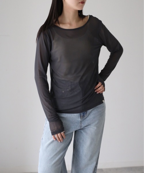 model：164cm. 着用サイズ：FREE