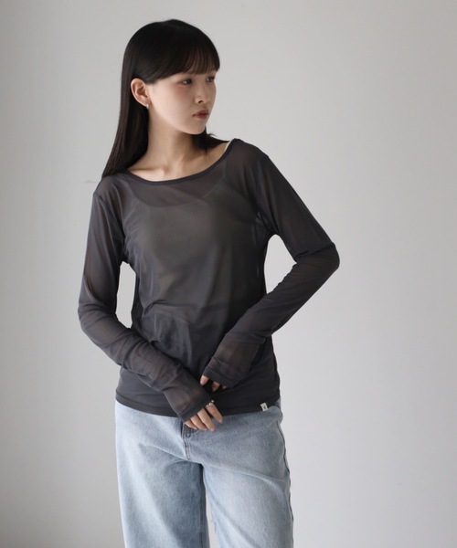 model：164cm. 着用サイズ：FREE