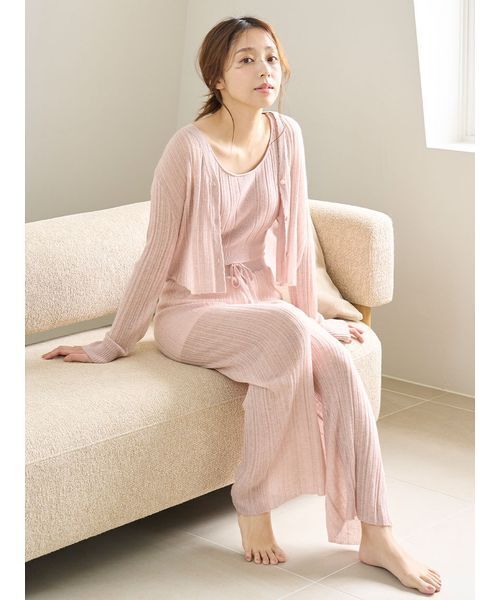 セール】シアーロングパンツ（ルームウェア/パジャマ）｜SNIDEL HOME