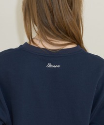 GIUNON（ジウノン）の「embroidery loose sweat tops / エンブロイダリールーズスウェットトップス（スウェット）」