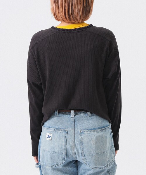 BEAMS BOY(ビームスボーイ)の「【2/5再値下げ】ヘンリーネック レース カーディガン(カーディガン/ボレロ・レディース・チャコールグレー/サックスブルー/ホワイト系その他7・ONE SIZE)」の19枚目の写真