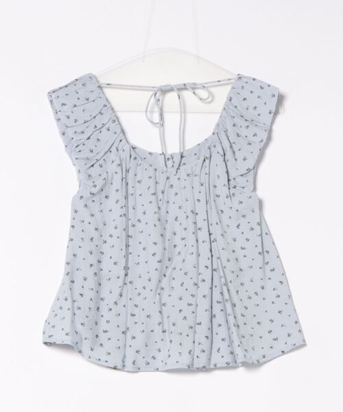 archives（アルシーヴ）の「バルーンノースリ花柄ブラウス（シャツ/ブラウス・レディース・ブルー/アイボリー/ネイビー・MEDIUM）」の12枚目の写真