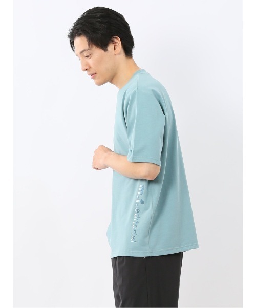 m.f.editorial(エムエフエディトリアル)の「【綿100% ロゴ刺繍】m.f.エディトリアル メンズ クルーネック 半袖 Tシャツ(Tシャツ/カットソー・メンズ・ホワイト/ブラック/ブルー・LARGE/MEDIUM)」の22枚目の写真