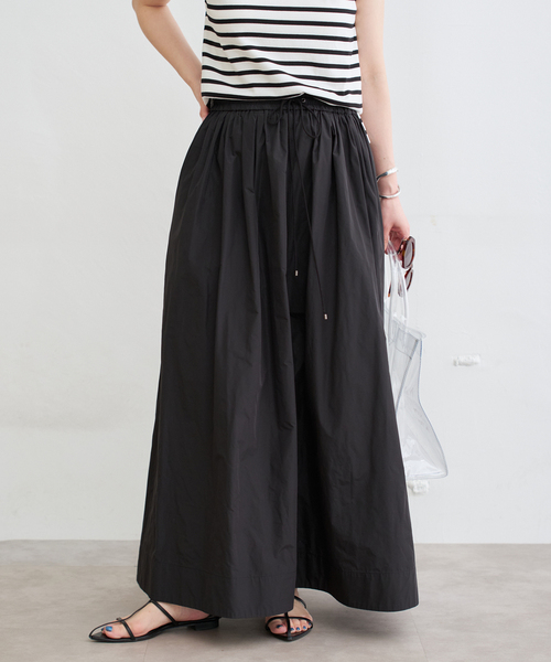 IENA（イエナ）の「タフタイージーボリュームスカート（スカート・レディース・ブラウン/ブラック/カーキ・36/38）」の12枚目の写真