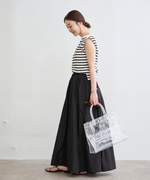 IENA（イエナ）の「タフタイージーボリュームスカート（スカート・レディース・ブラウン/ブラック/カーキ・36/38）」の18枚目の写真