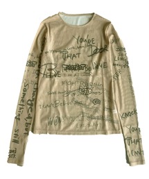 プランクプロジェクトMaisonスペシャルのベージュのシースルートップス TOPS