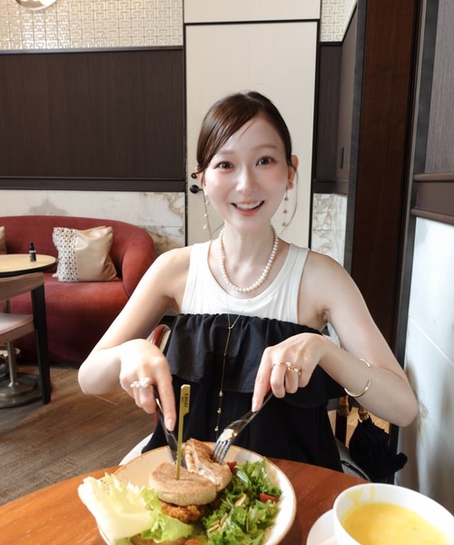 felice（フェリーチェ）の「【felice luxe】suzuran necklace（ネックレス・レディース・ゴールド・FREE）」の8枚目の写真