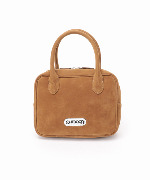 OUTDOOR PRODUCTS(アウトドアプロダクツ)の「2WAY CUBE BAG Suede Look(クラッチバッグ・レディース・カーキ/ブラック/キャメル・FREE)」の9枚目の写真