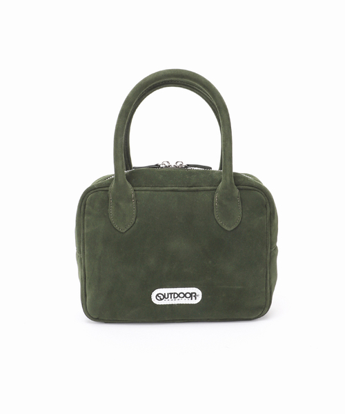 OUTDOOR PRODUCTS(アウトドアプロダクツ)の「2WAY CUBE BAG Suede Look(クラッチバッグ・レディース・カーキ/ブラック/キャメル・FREE)」の11枚目の写真