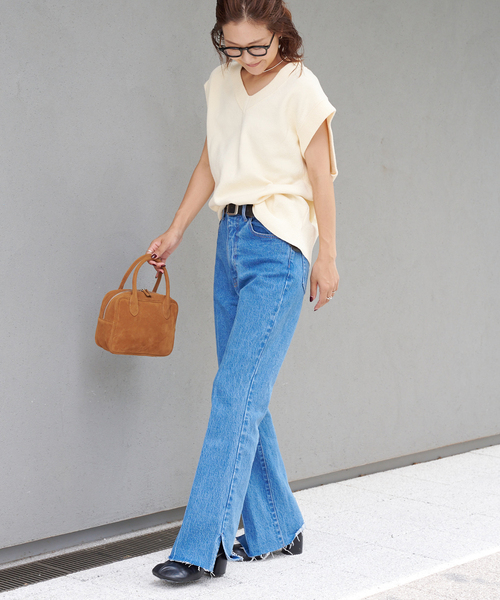 OUTDOOR PRODUCTS(アウトドアプロダクツ)の「2WAY CUBE BAG Suede Look(クラッチバッグ・レディース・カーキ/ブラック/キャメル・FREE)」の15枚目の写真