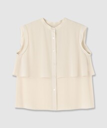 allureville | ジョーゼットオーバーラップブラウス(シャツ/ブラウス)