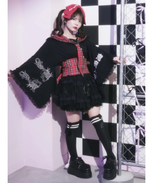 Jamie エーエヌケー（ジェイミーエーエヌケー）の「チュールパニエ（スカート・レディース・ブラック・M）」の12枚目の写真