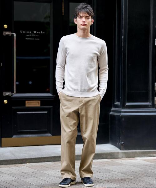 セール】ウォッシャブル コットンカシミヤスムースニット（ニット