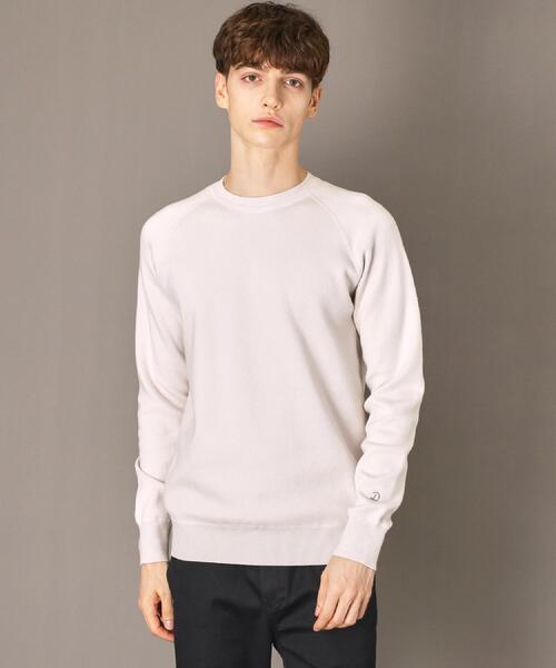 DRESSTERIOR（ドレステリア）の「ウォッシャブル コットンカシミヤスムースニット（ニット/セーター・メンズ・ブラック/レッド系1/オフホワイト/グレー/ネイビー/サックスブルー・90/92/91/94）」の8枚目の写真