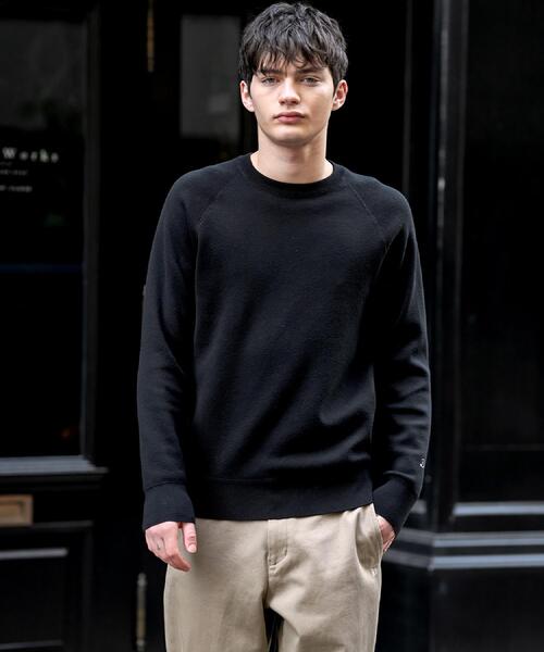 DRESSTERIOR（ドレステリア）の「ウォッシャブル コットンカシミヤスムースニット（ニット/セーター・メンズ・ブラック/レッド系1/オフホワイト/グレー/ネイビー/サックスブルー・90/92/91/94）」の15枚目の写真