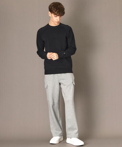 DRESSTERIOR（ドレステリア）の「ウォッシャブル コットンカシミヤスムースニット（ニット/セーター・メンズ・ブラック/レッド系1/オフホワイト/グレー/ネイビー/サックスブルー・90/92/91/94）」の17枚目の写真