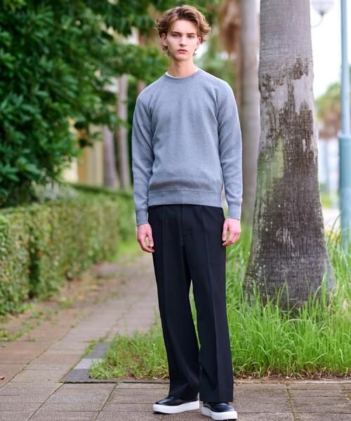 セール】ウォッシャブル コットンカシミヤスムースニット（ニット