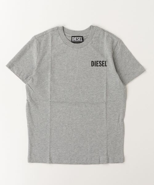 DIESEL KIDS(ディーゼルキッズ)の「DIESEL(ディーゼル)Kids & Junior ブランドロゴ半袖Tシャツカットソー(Tシャツ/カットソー・キッズ・グレー/ブラック/ホワイト/ネイビー・4Y/6Y/8Y/10Y/12Y/14Y/16Y)」の3枚目の写真