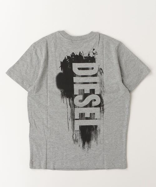 DIESEL KIDS(ディーゼルキッズ)の「DIESEL(ディーゼル)Kids & Junior ブランドロゴ半袖Tシャツカットソー(Tシャツ/カットソー・キッズ・グレー/ブラック/ホワイト/ネイビー・4Y/6Y/8Y/10Y/12Y/14Y/16Y)」の5枚目の写真