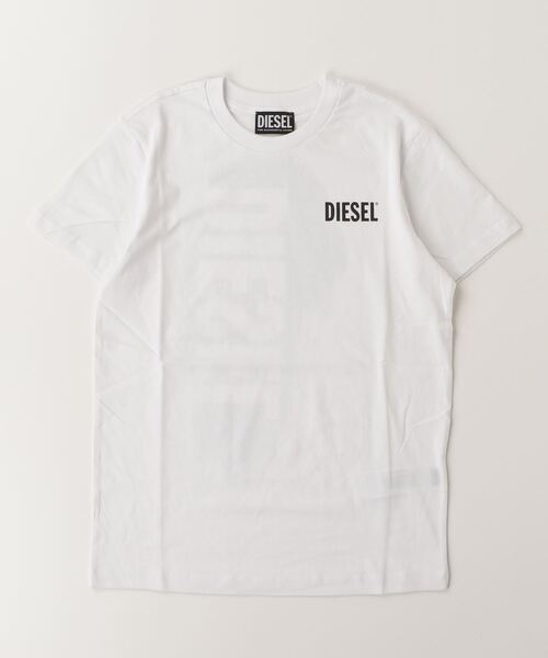 DIESEL KIDS(ディーゼルキッズ)の「DIESEL(ディーゼル)Kids & Junior ブランドロゴ半袖Tシャツカットソー(Tシャツ/カットソー・キッズ・グレー/ブラック/ホワイト/ネイビー・4Y/6Y/8Y/10Y/12Y/14Y/16Y)」の10枚目の写真