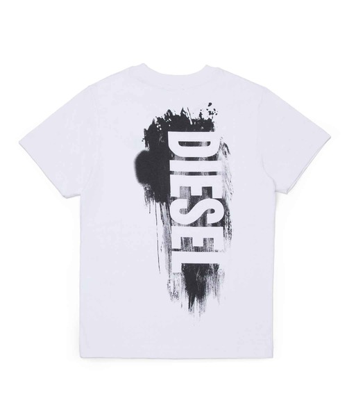 DIESEL KIDS(ディーゼルキッズ)の「DIESEL(ディーゼル)Kids & Junior ブランドロゴ半袖Tシャツカットソー(Tシャツ/カットソー・キッズ・グレー/ブラック/ホワイト/ネイビー・4Y/6Y/8Y/10Y/12Y/14Y/16Y)」の12枚目の写真