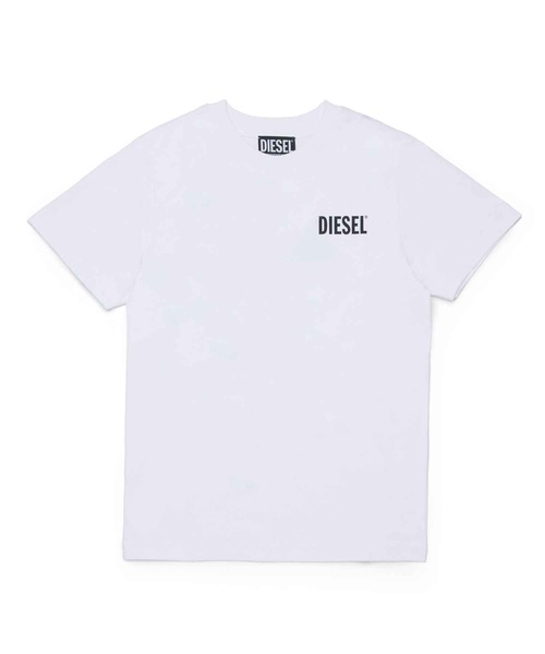 DIESEL KIDS(ディーゼルキッズ)の「DIESEL(ディーゼル)Kids & Junior ブランドロゴ半袖Tシャツカットソー(Tシャツ/カットソー・キッズ・グレー/ブラック/ホワイト/ネイビー・4Y/6Y/8Y/10Y/12Y/14Y/16Y)」の13枚目の写真